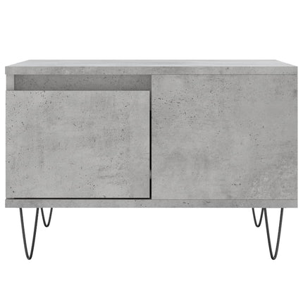 Soffbord betonggrå 55x55x36,5 cm konstruerat trä