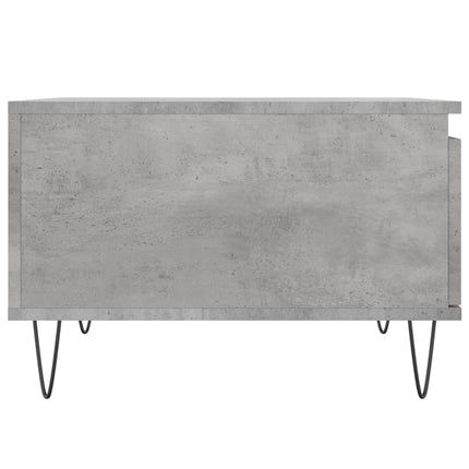 Soffbord betonggrå 55x55x36,5 cm konstruerat trä