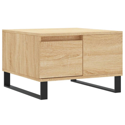 Soffbord sonoma-ek 55x55x36,5 cm konstruerat trä