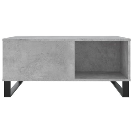 Soffbord betonggrå 80x80x36,5 cm konstruerat trä