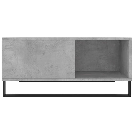 Soffbord betonggrå 80x80x36,5 cm konstruerat trä