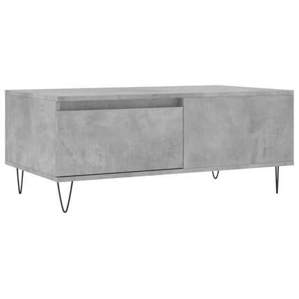 Soffbord betonggrå 90x50x36,5 cm konstruerat trä