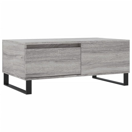 Soffbord grå sonoma 90x50x36,5 cm konstruerat trä