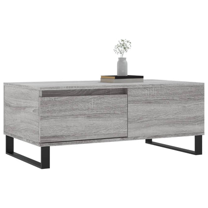 Soffbord grå sonoma 90x50x36,5 cm konstruerat trä