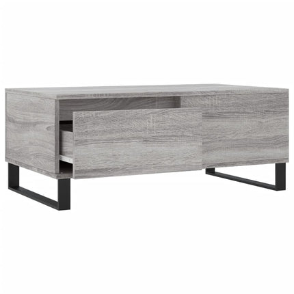 Soffbord grå sonoma 90x50x36,5 cm konstruerat trä