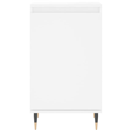Byråer 2 st vit 40x35x70 cm konstruerat trä