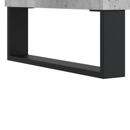Byrå betonggrå 40x35x70 cm konstruerat trä