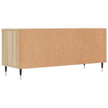 Tv-bänk sonoma-ek 100x34,5x44,5 cm konstruerat trä