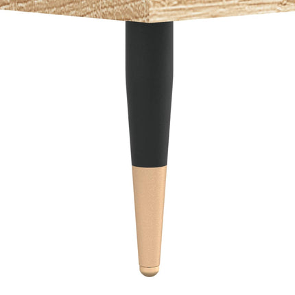Tv-bänk sonoma-ek 100x34,5x44,5 cm konstruerat trä