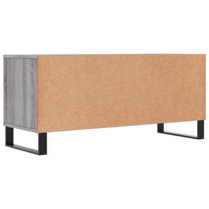 Tv-bänk grå sonoma 100x34,5x44,5 cm konstruerat trä