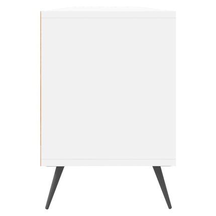 Tv-bänk vit 150x30x44,5 cm konstruerat trä