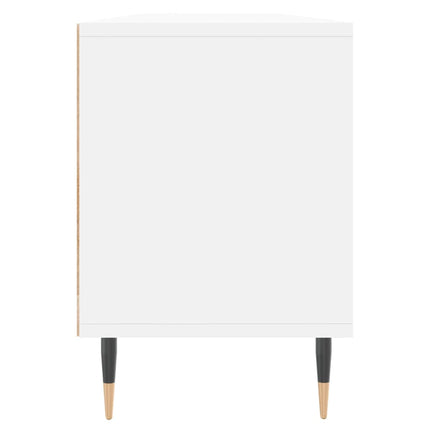 Tv-bänk vit 150x30x44,5 cm konstruerat trä