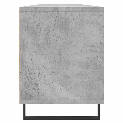 Tv-bänk betonggrå 150x30x44,5 cm konstruerat trä
