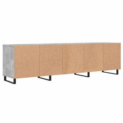 Tv-bänk betonggrå 150x30x44,5 cm konstruerat trä