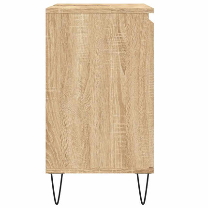 Badrumsskåp sonoma-ek 58x33x60 cm konstruerat trä