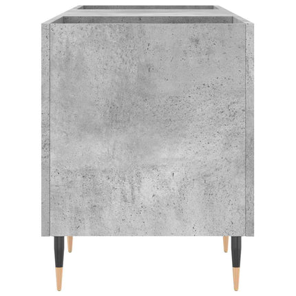 Stereobänk betong-grå 121x38x48 cm konstruerat trä