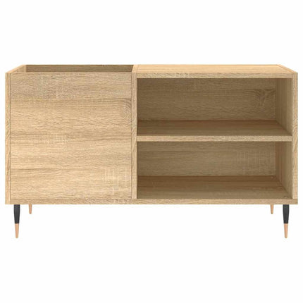 Stereobänk sonoma-ek 85x38x48 cm konstruerat trä