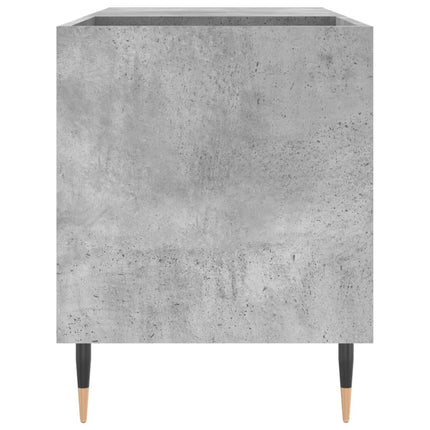 Stereobänk betonggrå 85x38x48 cm konstruerat trä