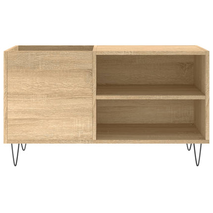 Stereobänk sonoma-ek 85x38x48 cm konstruerat trä