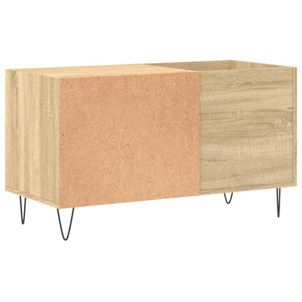 Stereobänk sonoma-ek 85x38x48 cm konstruerat trä