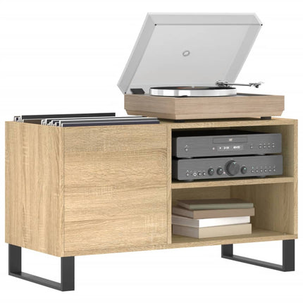 Stereobänk sonoma-ek 85x38x48 cm konstruerat trä