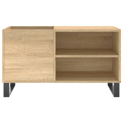 Stereobänk sonoma-ek 85x38x48 cm konstruerat trä