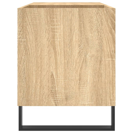 Stereobänk sonoma-ek 85x38x48 cm konstruerat trä