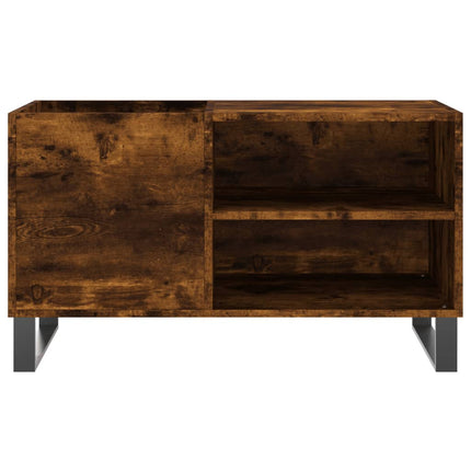 Stereobänk rökfärgad ek 85x38x48 cm konstruerat trä