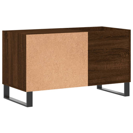Stereobänk brun ek 85x38x48 cm konstruerat trä