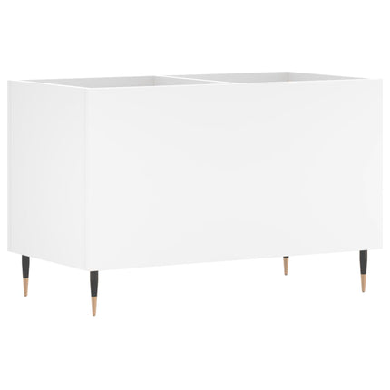 Stereobänk vit 74,5x38x48 cm konstruerat trä
