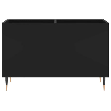 Stereobänk svart 74,5x38x48 cm konstruerat trä