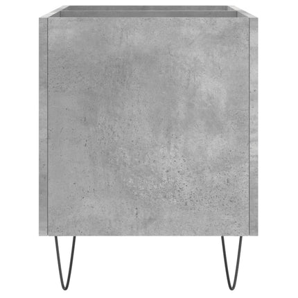 Stereobänk betonggrå 74,5x38x48 cm konstruerat trä