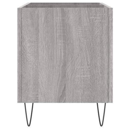 Stereobänk grå sonoma 74,5x38x48 cm konstruerat trä