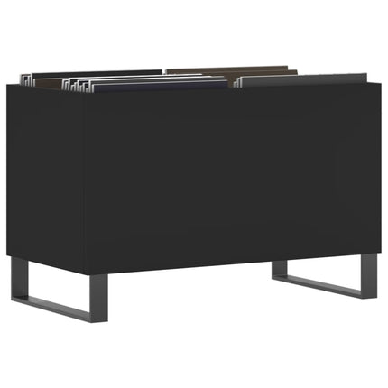 Stereobänk svart 74,5x38x48 cm konstruerat trä