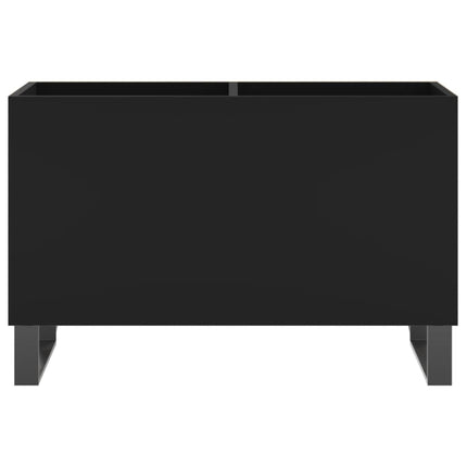 Stereobänk svart 74,5x38x48 cm konstruerat trä