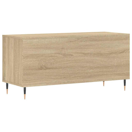 Stereobänk sonoma-ek 100x38x48 cm konstruerat trä