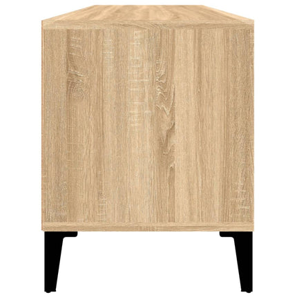 Tv-bänk sonoma-ek 100x34,5x44,5 cm konstruerat trä