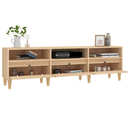 Tv-bänk sonoma-ek 150x30x44,5 cm konstruerat trä