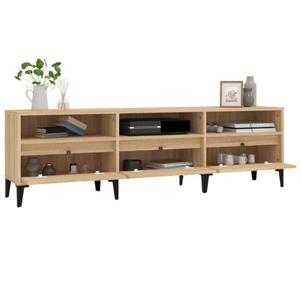 Tv-bänk sonoma-ek 150x30x44,5 cm konstruerat trä