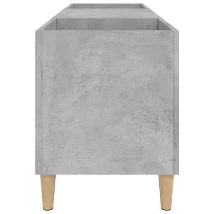 Stereobänk betong-grå 121x38x48 cm konstruerat trä