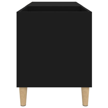 Stereobänk svart 84,5x38x48 cm konstruerat trä