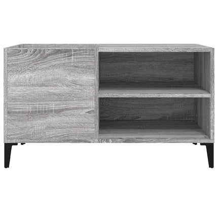 Stereobänk grå sonoma 84,5x38x48 cm konstruerat trä