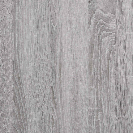 Stereobänk grå sonoma 84,5x38x48 cm konstruerat trä
