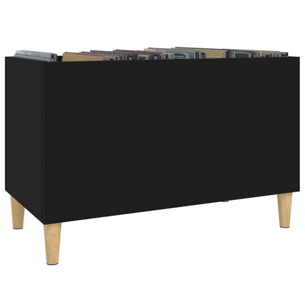 Stereobänk svart 74,5x38x48 cm konstruerat trä
