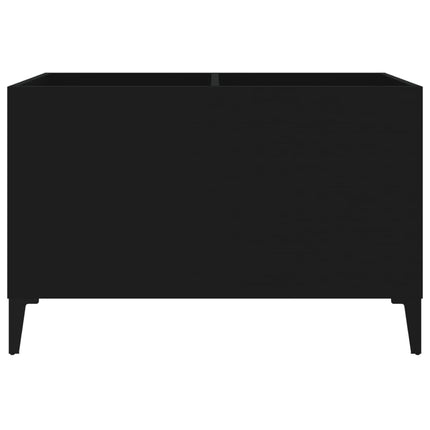Stereobänk svart 74,5x38x48 cm konstruerat trä