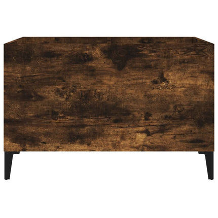 Stereobänk rökfärgad ek 74,5x38x48 cm konstruerat trä