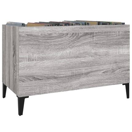 Stereobänk grå sonoma 74,5x38x48 cm konstruerat trä