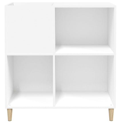 Stereobänk vit 84,5x38x89 cm konstruerat trä
