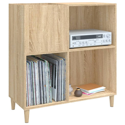 Stereobänk sonoma-ek 84,5x38x89 cm konstruerat trä