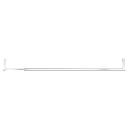 Gardinskenor 2 st vit och silver 60-105 cm aluminium